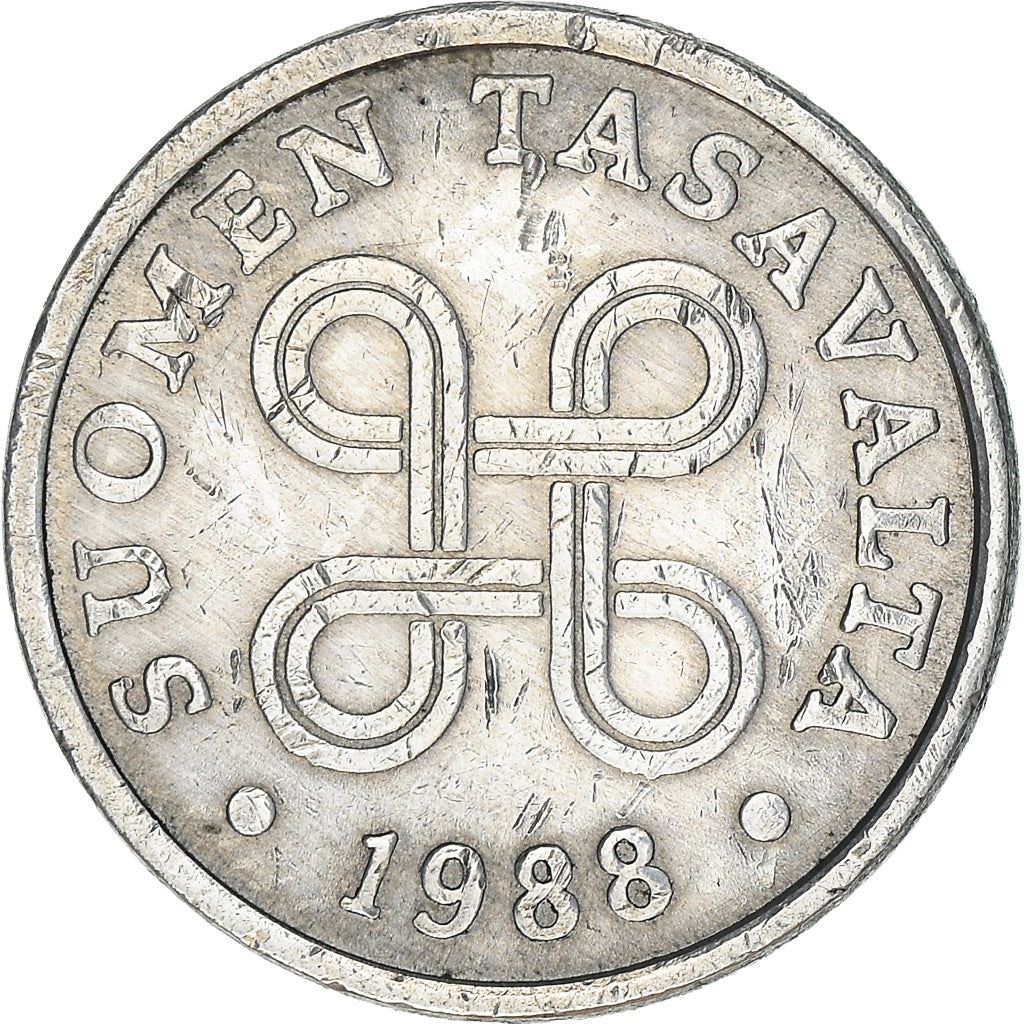 Finland Coin Finnish 5 Pennia | Saint Hannes Cross | KM45a | 1977 - 1990