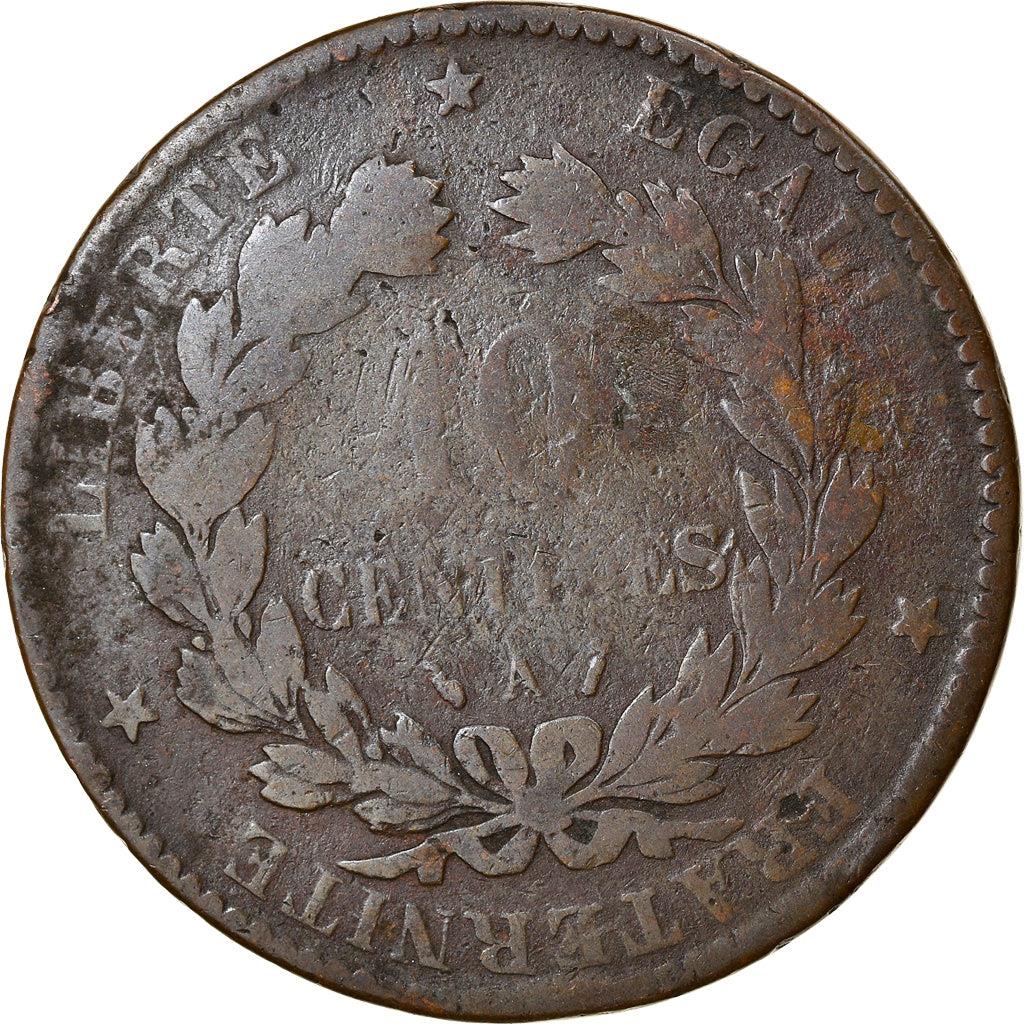 France | 10 Centimes Coin | Ceres | Wreath | Km:815 | 1870 - 1898