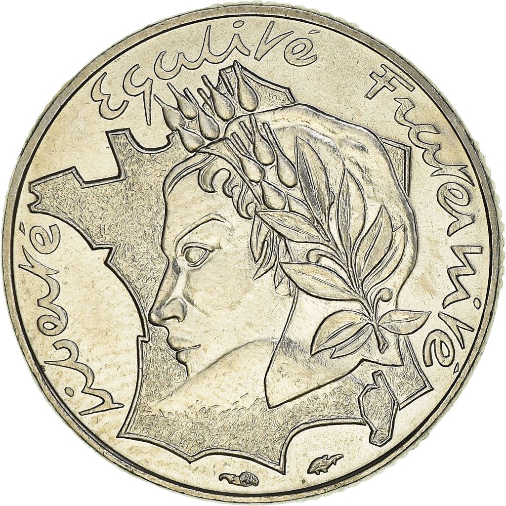 France Fifth Republic | 10 Francs Coin KM959 1986