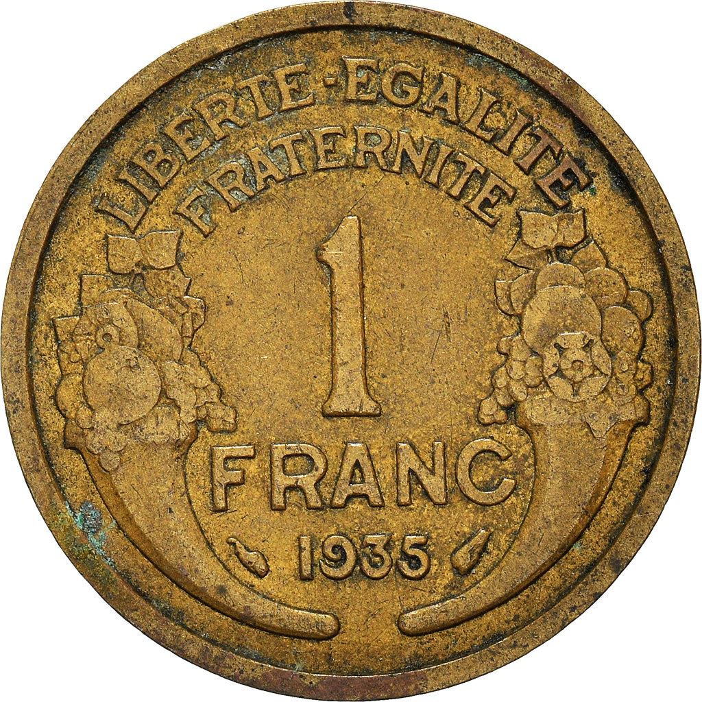 French 1 Franc Coin | KM885 | France | 1931 - 1941