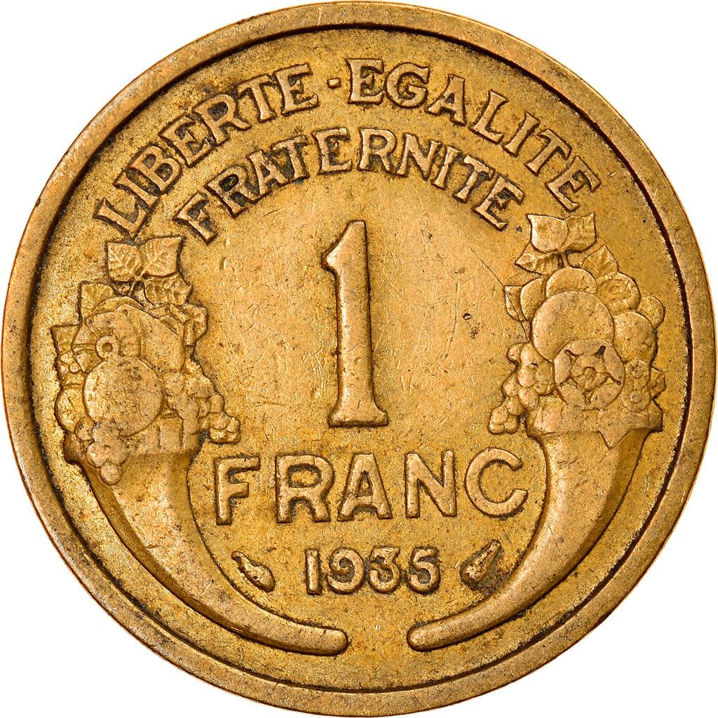 French 1 Franc Coin | KM885 | France | 1931 - 1941