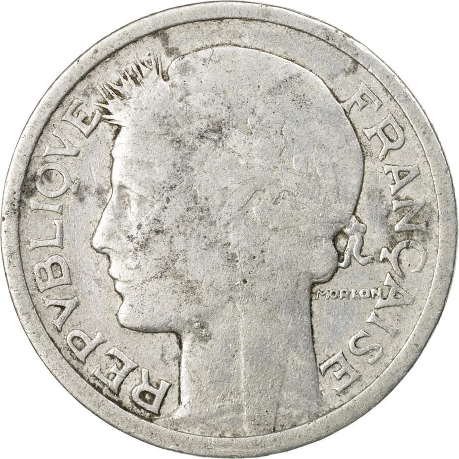 French 1 Franc Coin | KM885a | France | 1941 - 1959