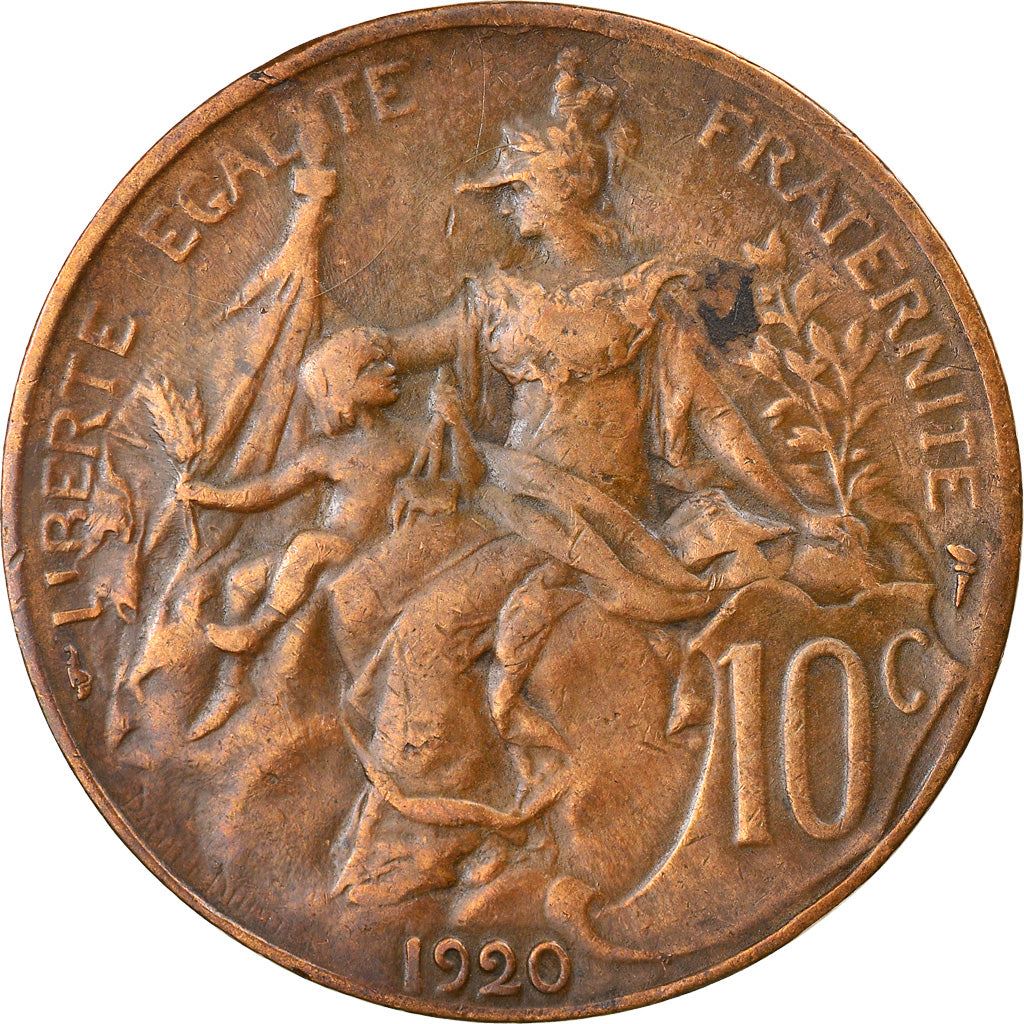 French 10 Centimes Coin | KM843 | France | 1897 - 1921