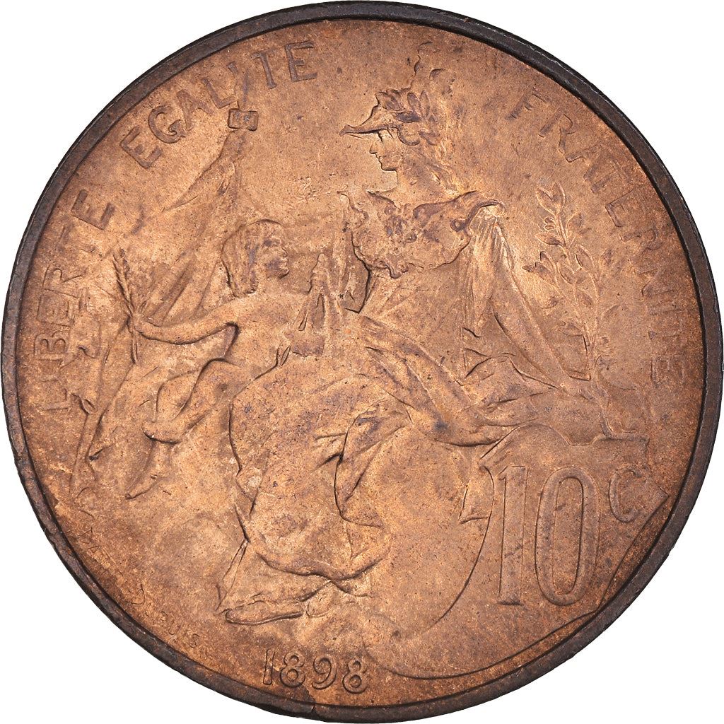 French 10 Centimes Coin | KM843 | France | 1897 - 1921