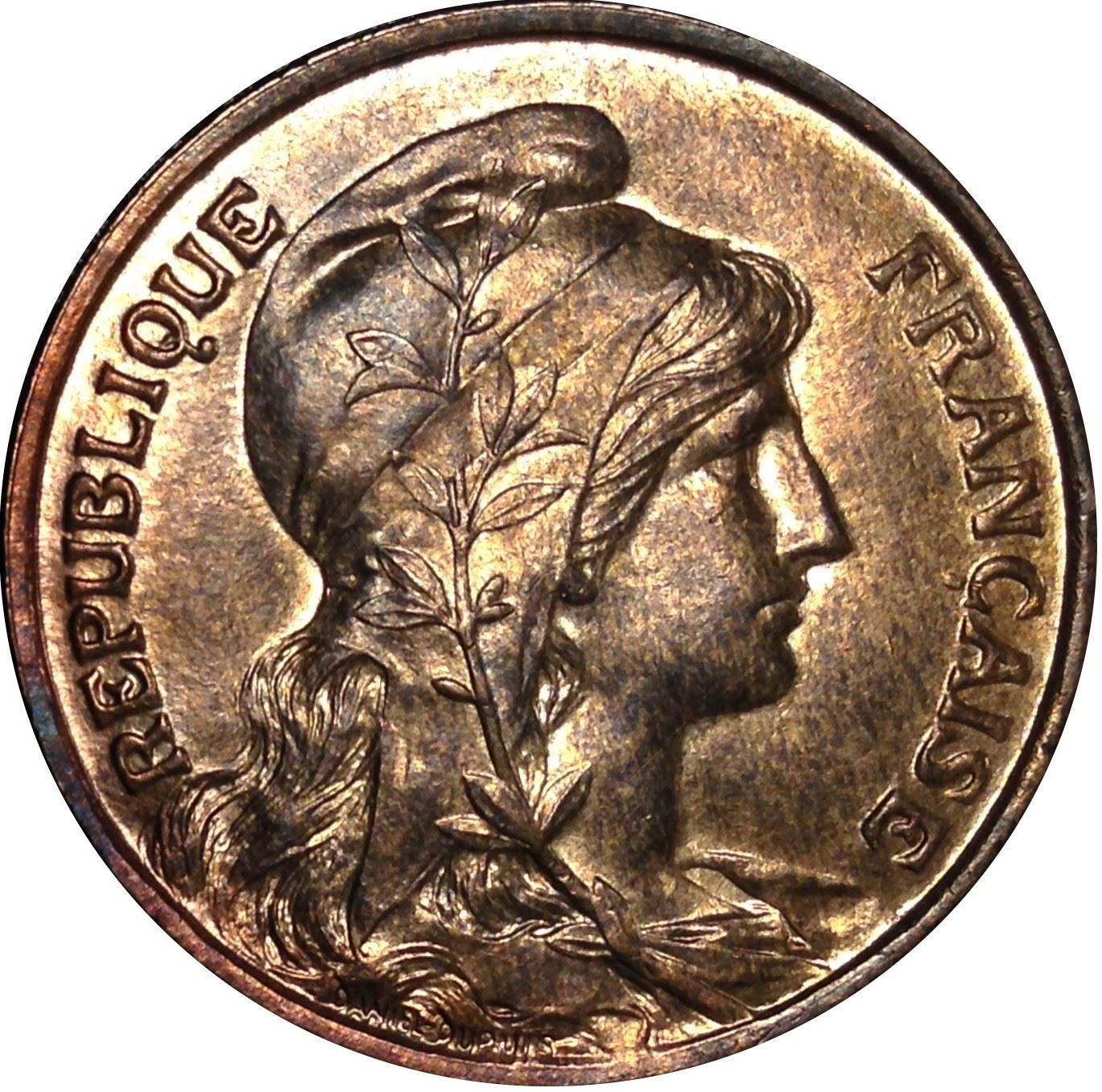 French 10 Centimes Coin | KM843 | France | 1897 - 1921