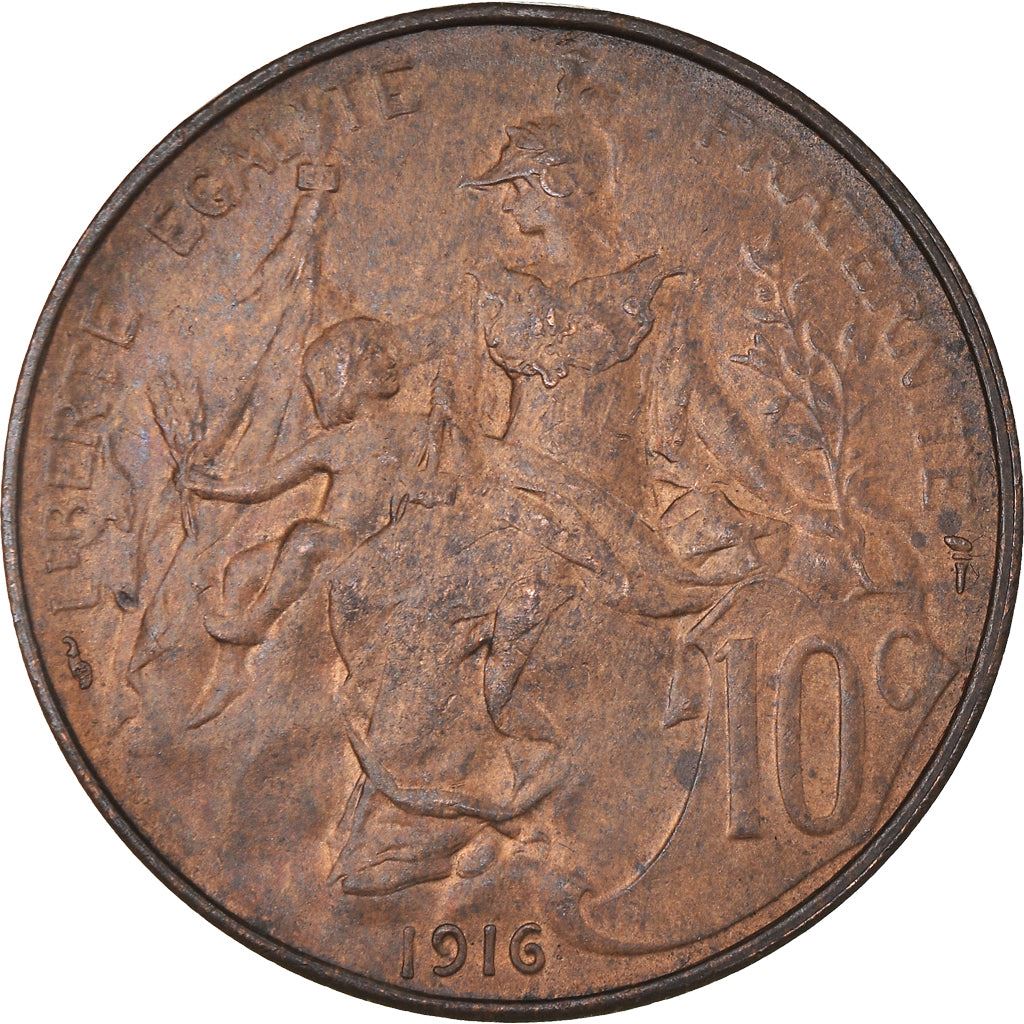 French 10 Centimes Coin | KM843 | France | 1897 - 1921