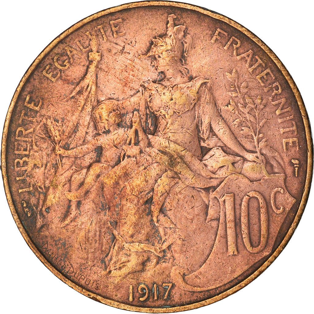 French 10 Centimes Coin | KM843 | France | 1897 - 1921