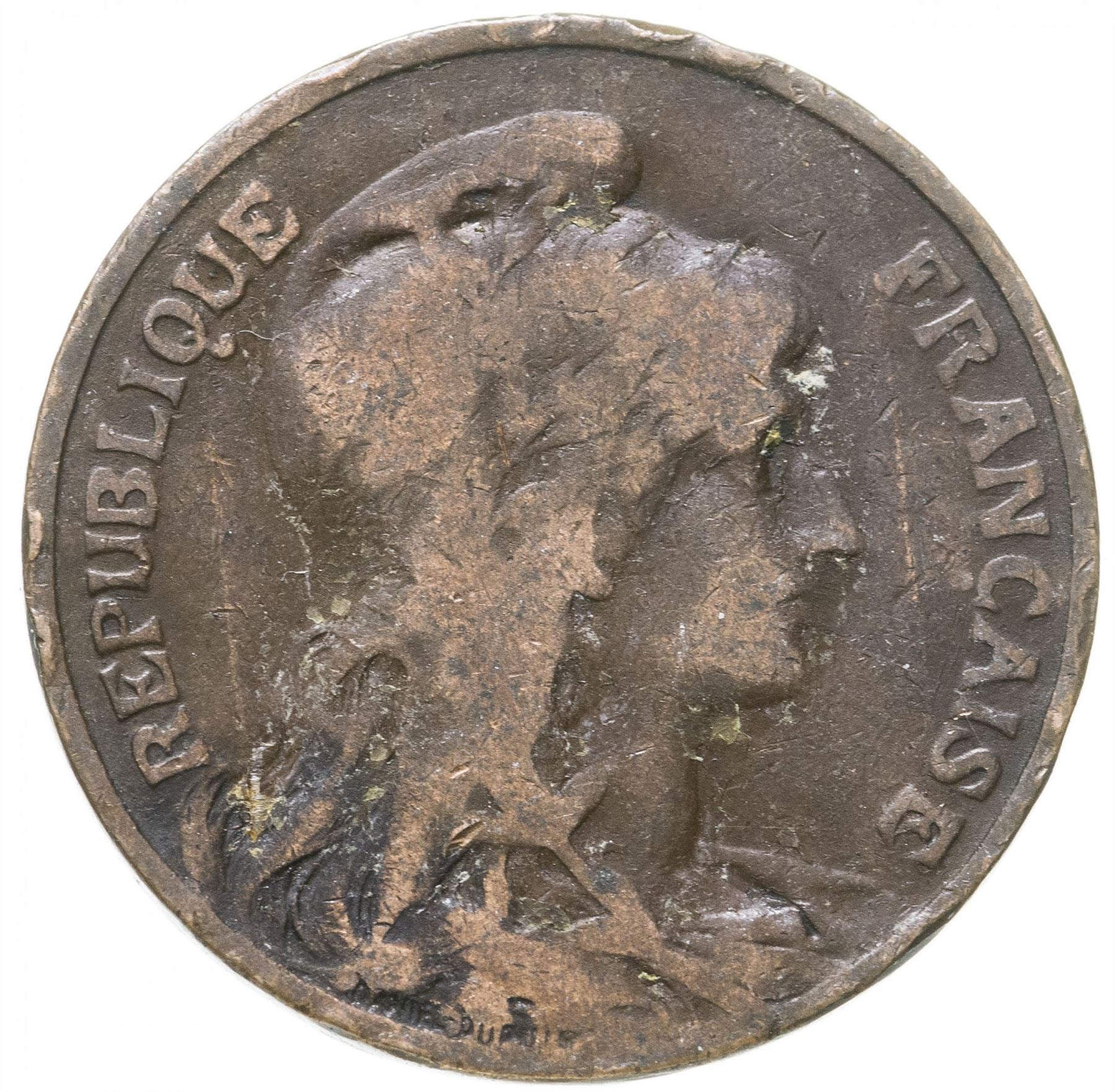 French 10 Centimes Coin | KM843 | France | 1897 - 1921