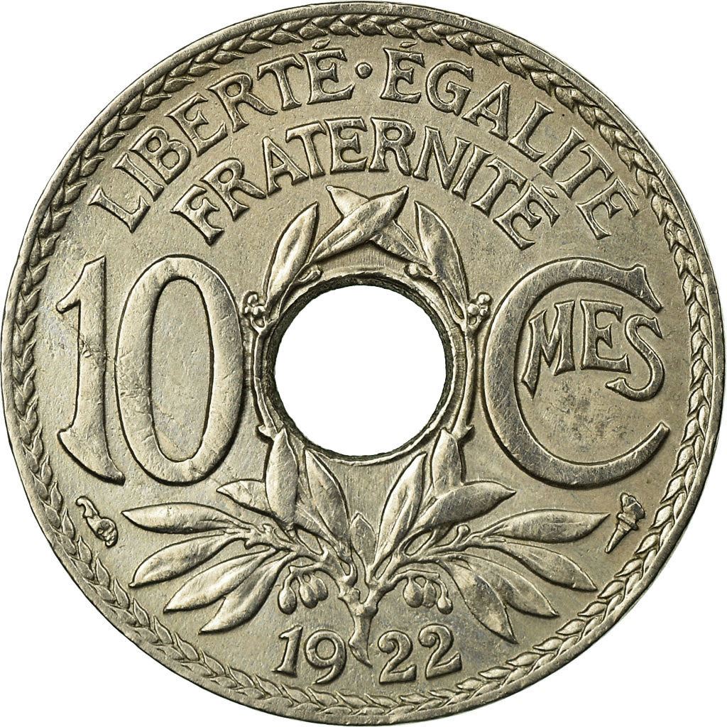 French 10 Centimes Coin | KM866a | France | 1917 - 1938