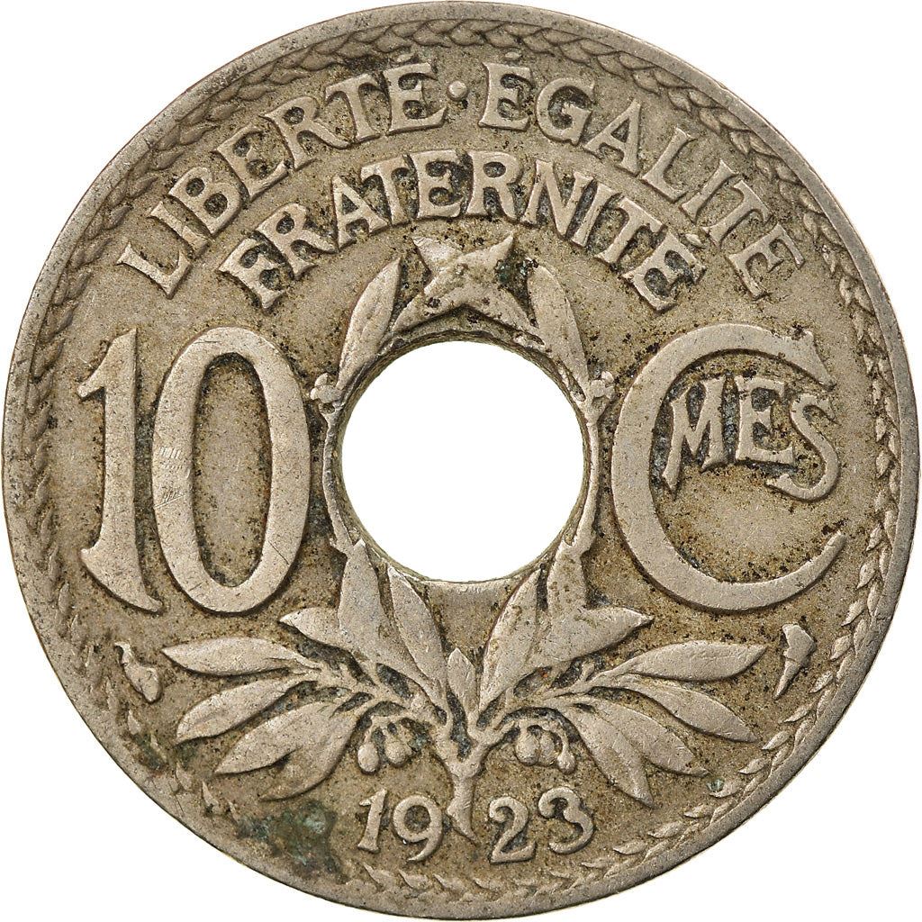 French 10 Centimes Coin | KM866a | France | 1917 - 1938