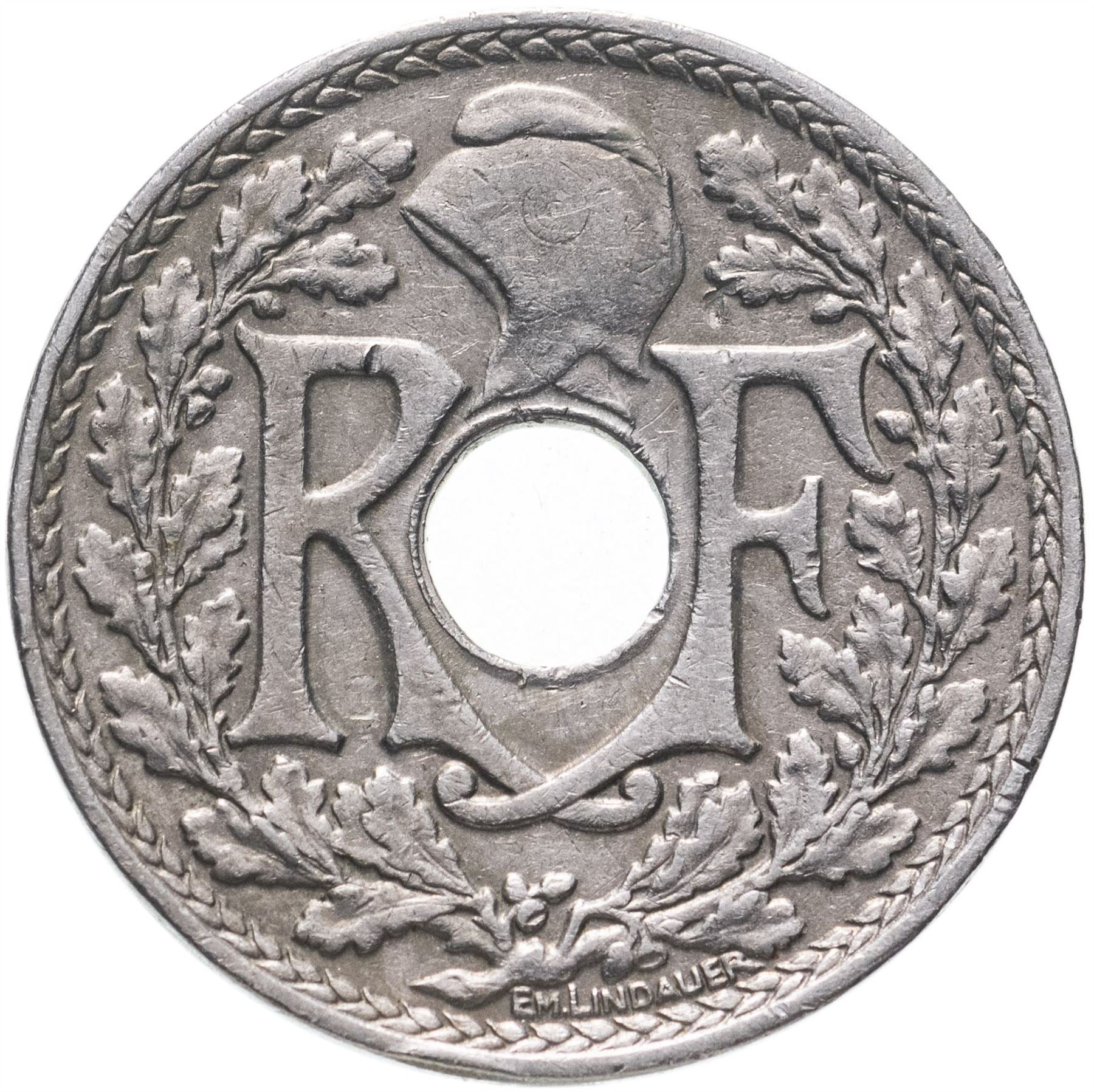 French 10 Centimes Coin | KM866a | France | 1917 - 1938