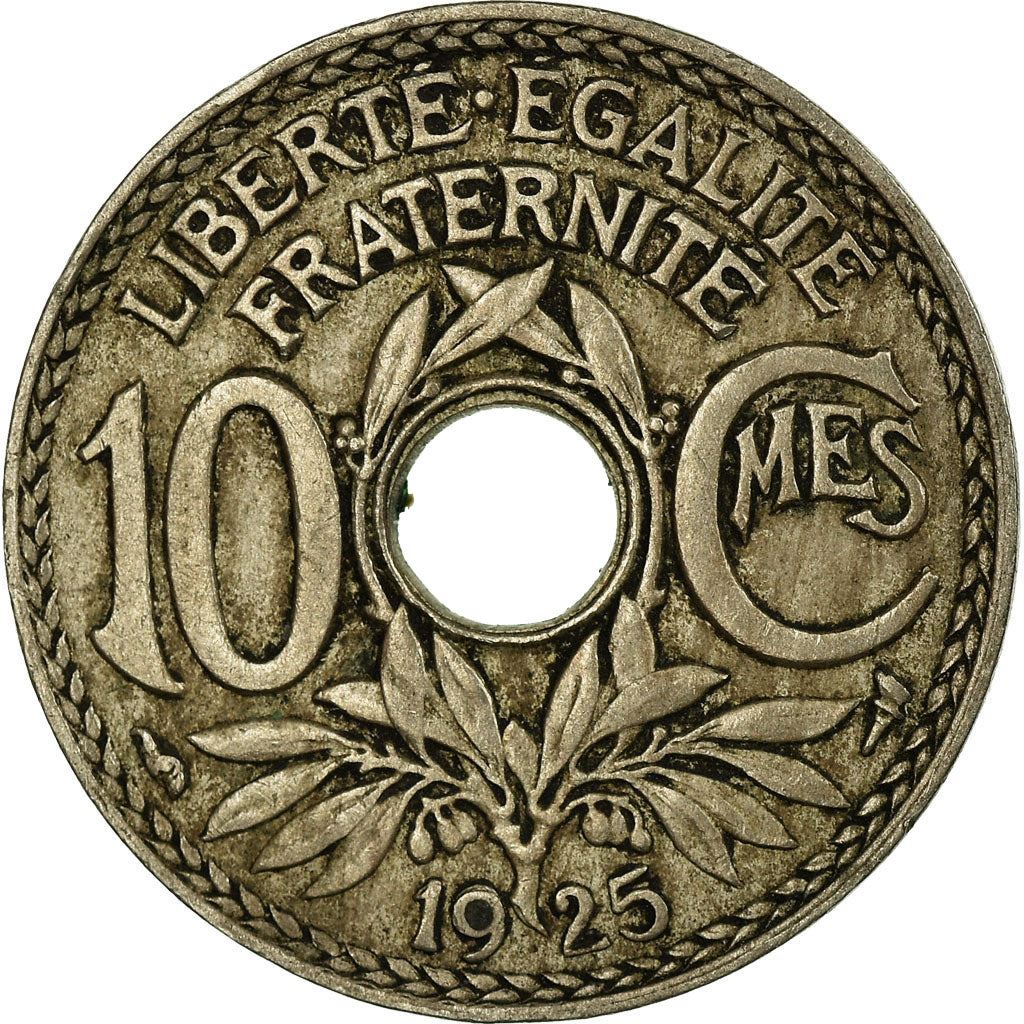 French 10 Centimes Coin | KM866a | France | 1917 - 1938