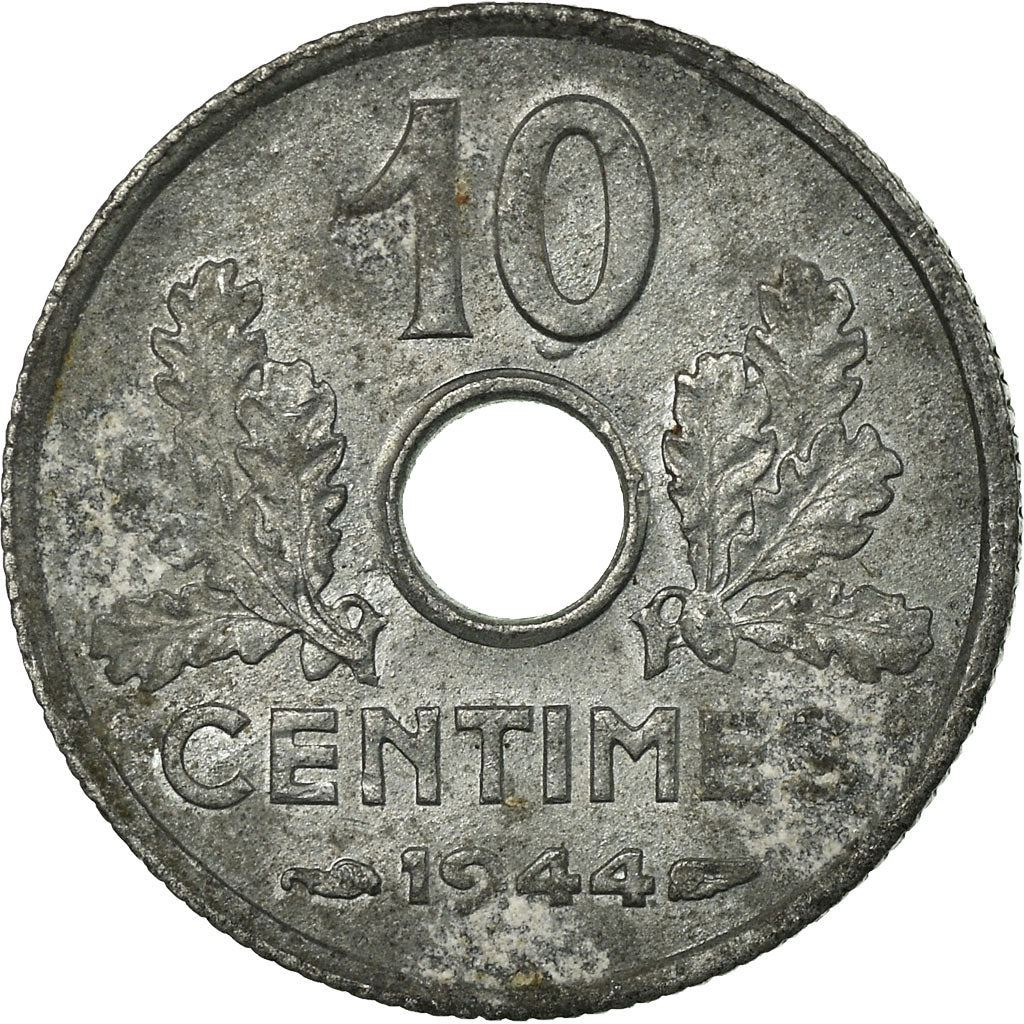 French 10 Centimes Coin | KM903 | France | 1943 - 1944