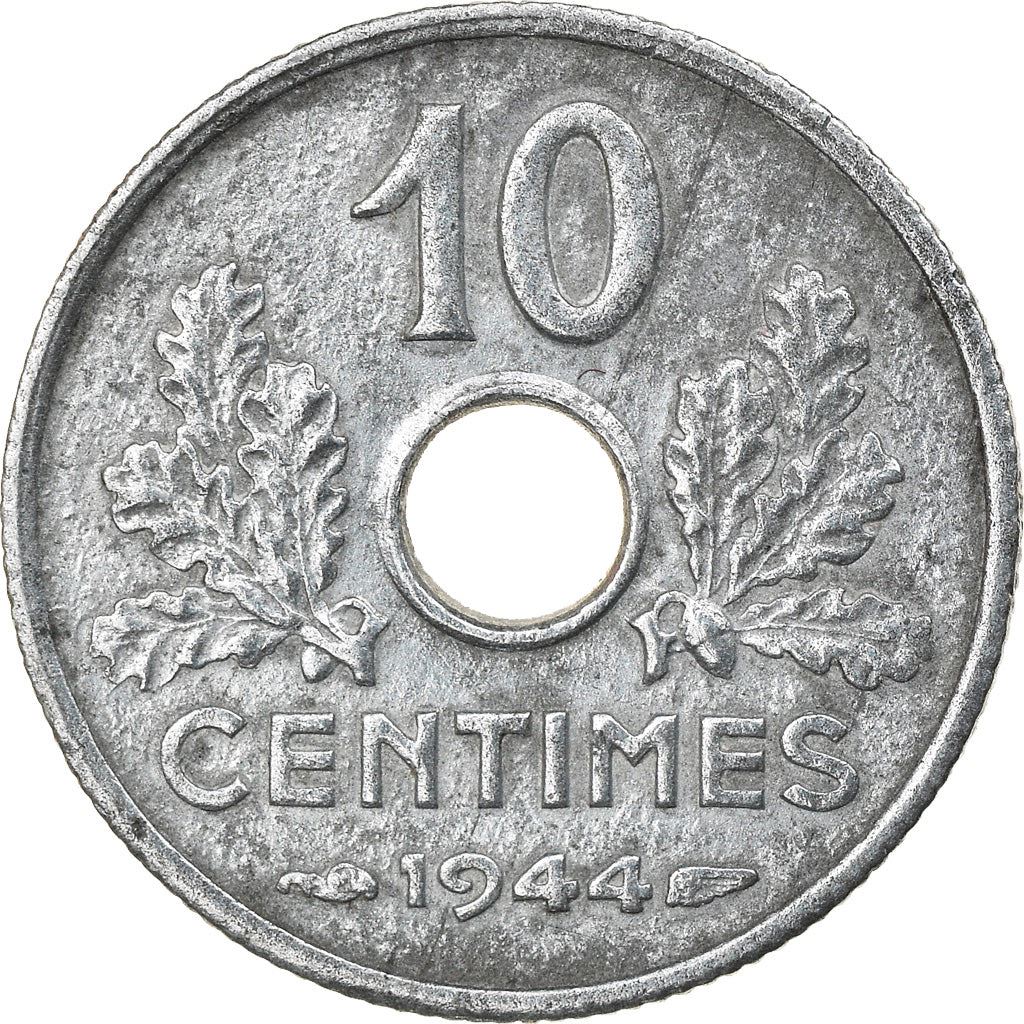 French 10 Centimes Coin | KM903 | France | 1943 - 1944