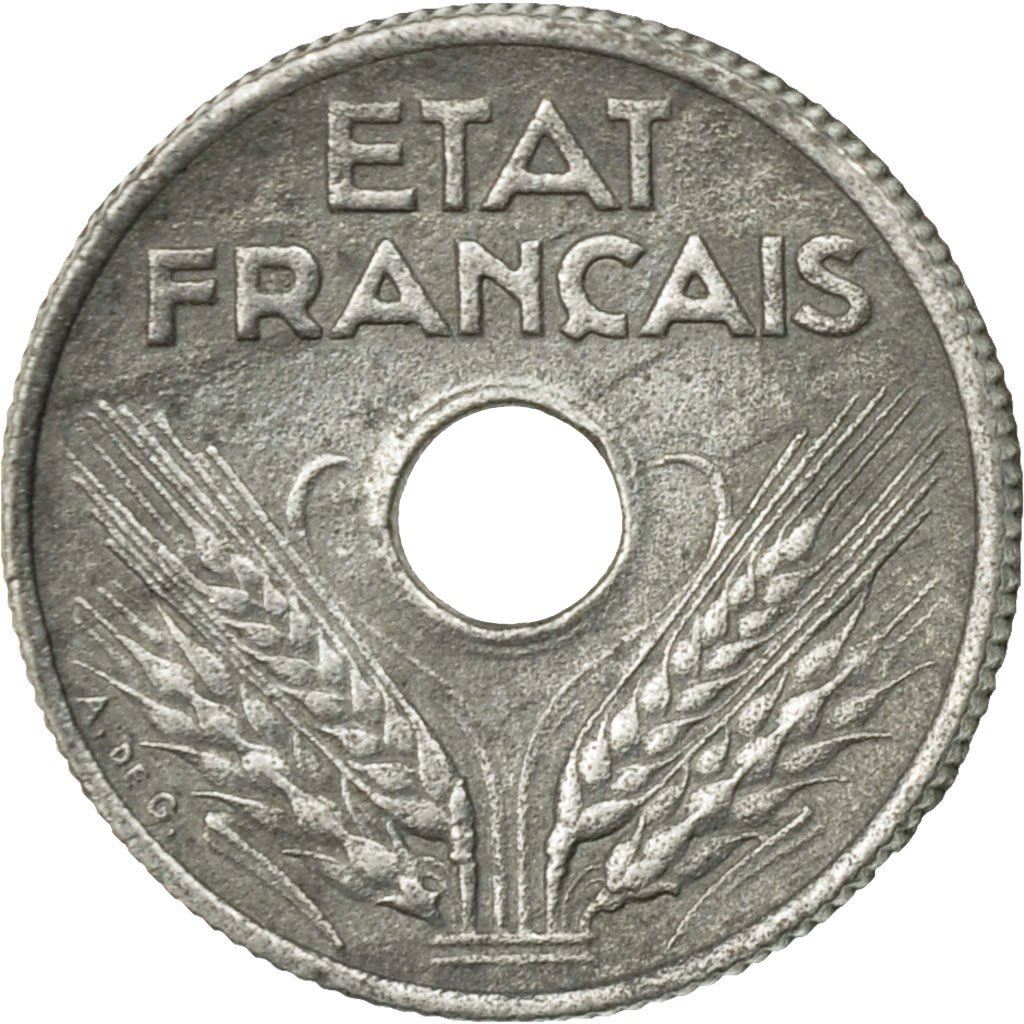 French 10 Centimes Coin | KM903 | France | 1943 - 1944