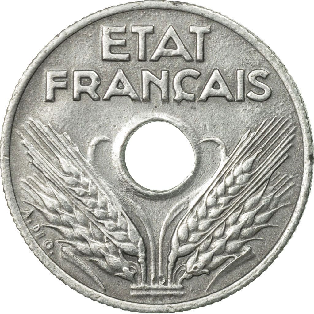 French 10 Centimes Coin | KM903 | France | 1943 - 1944