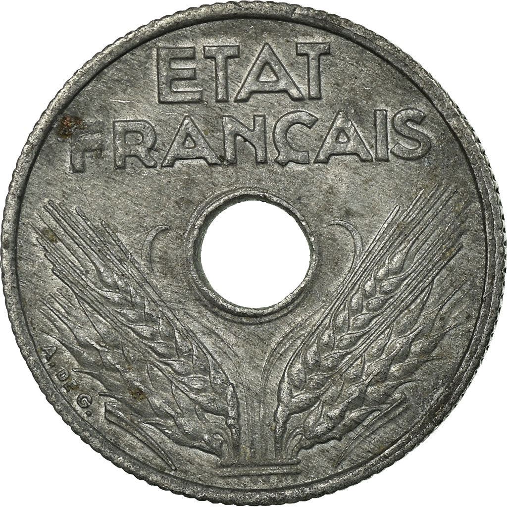 French 10 Centimes Coin | KM903 | France | 1943 - 1944