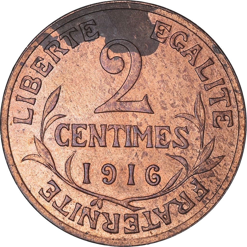 French 2 Centimes Coin | KM841 | France | 1898 - 1920