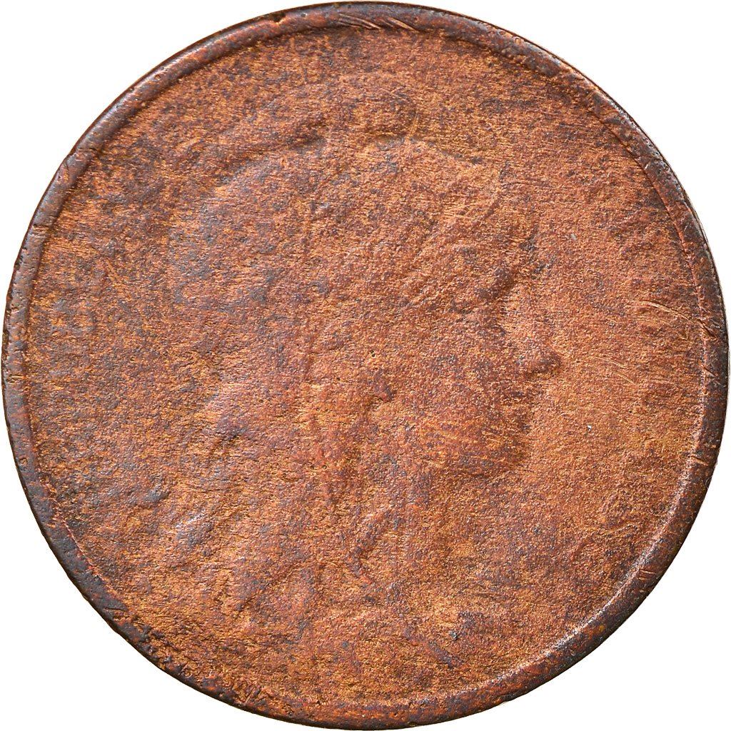 French 2 Centimes Coin | KM841 | France | 1898 - 1920