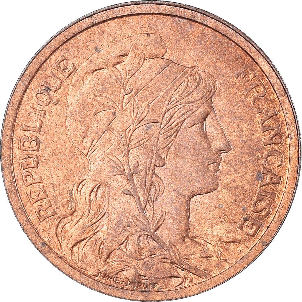 French 2 Centimes Coin | KM841 | France | 1898 - 1920