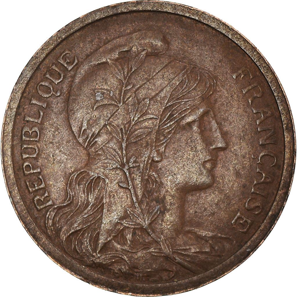 French 2 Centimes Coin | KM841 | France | 1898 - 1920