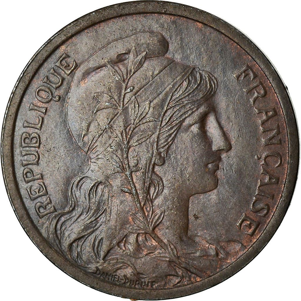 French 2 Centimes Coin | KM841 | France | 1898 - 1920