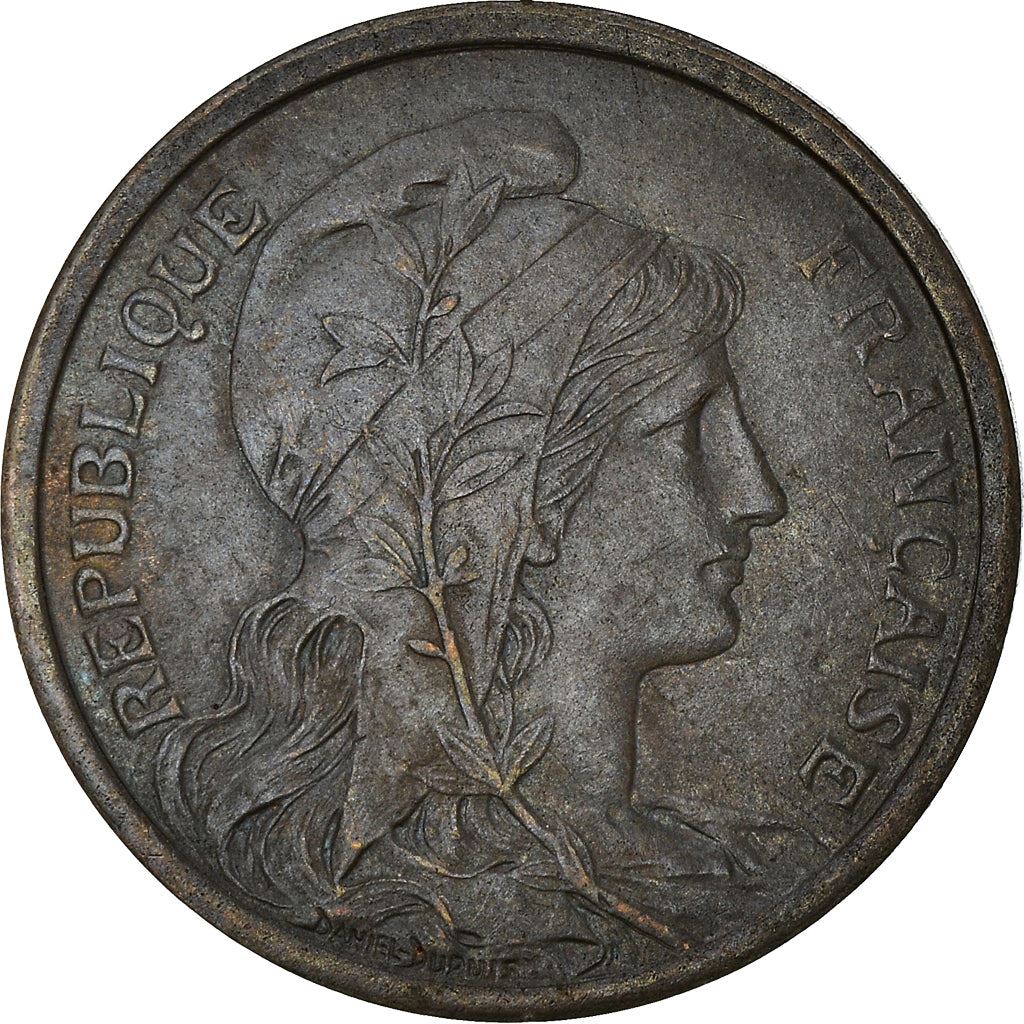 French 2 Centimes Coin | KM841 | France | 1898 - 1920