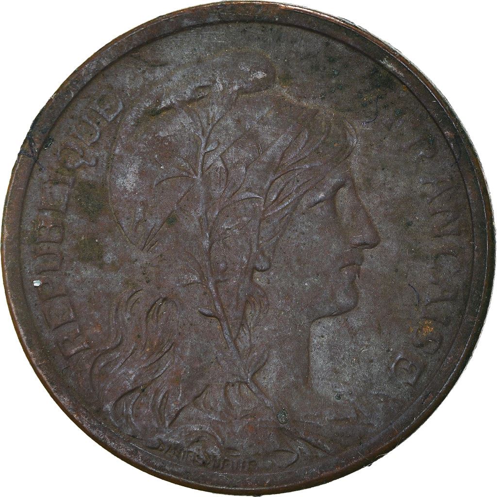 French 2 Centimes Coin | KM841 | France | 1898 - 1920