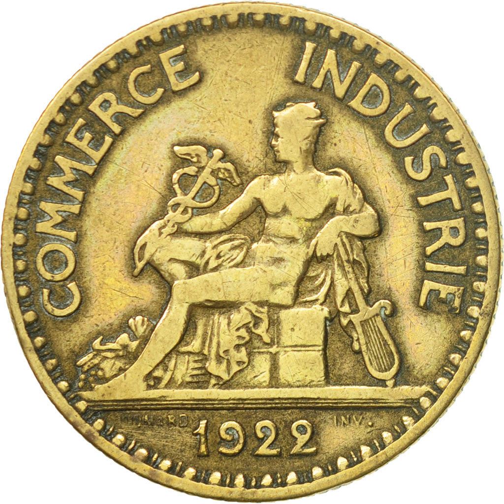 French 2 Francs Coin | Chambers of Commerce | KM877 | France | 1920 - 1927