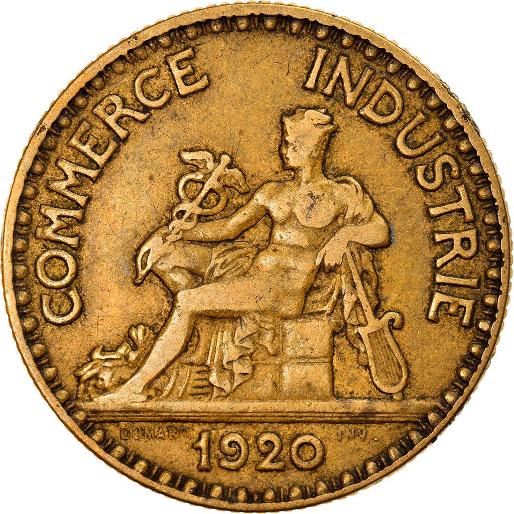 French 2 Francs Coin | Chambers of Commerce | KM877 | France | 1920 - 1927