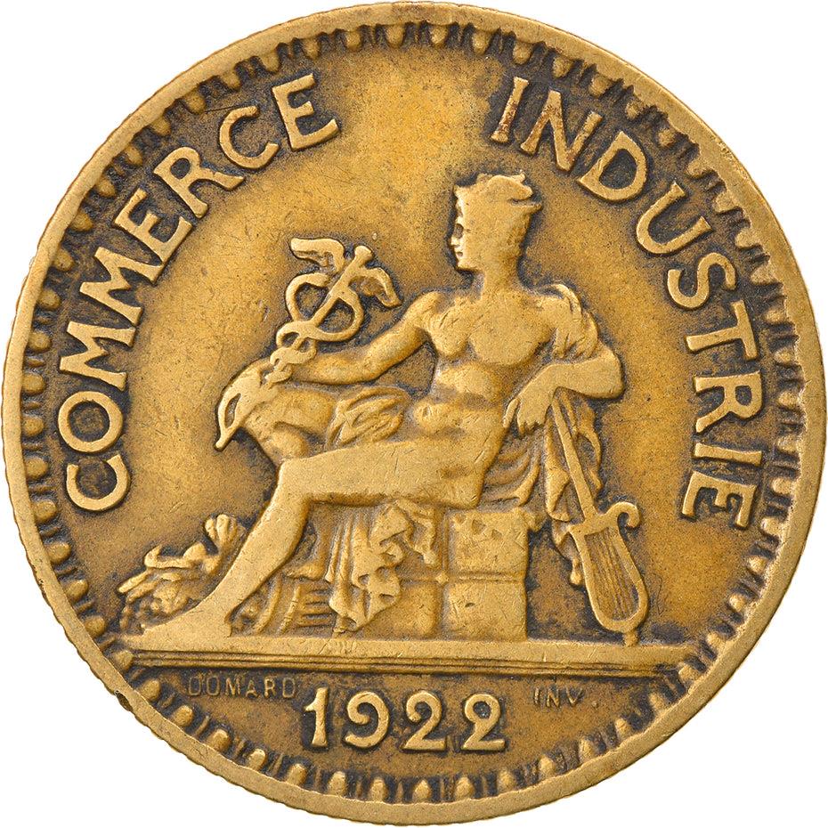 French 2 Francs Coin | Chambers of Commerce | KM877 | France | 1920 - 1927