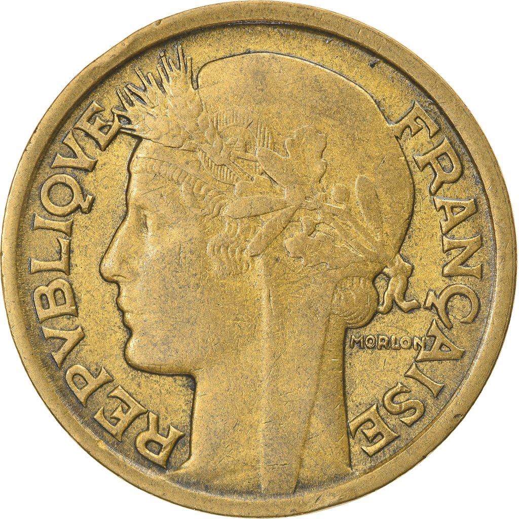 French 2 Francs Coin | KM886 | France | 1931 - 1941