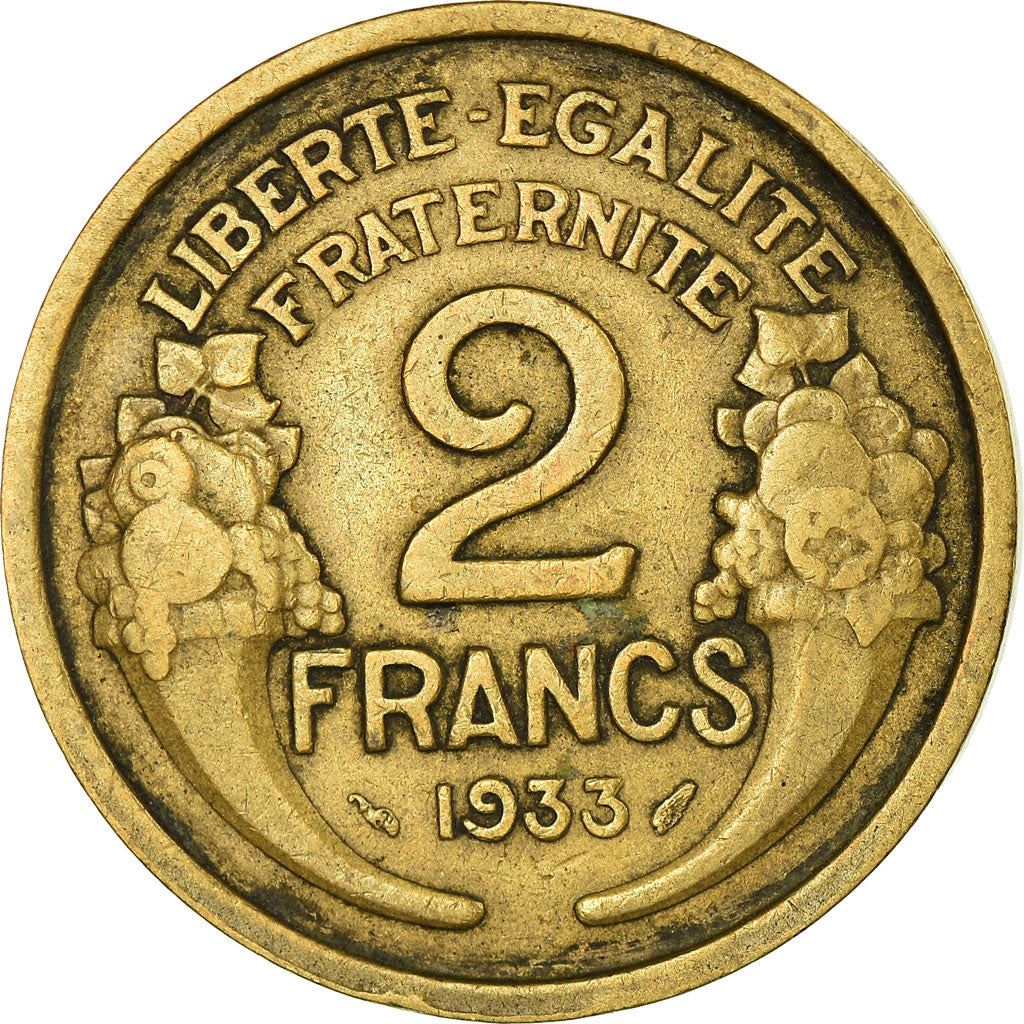 French 2 Francs Coin | KM886 | France | 1931 - 1941