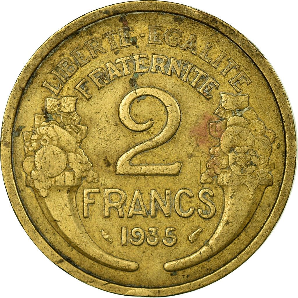 French 2 Francs Coin | KM886 | France | 1931 - 1941