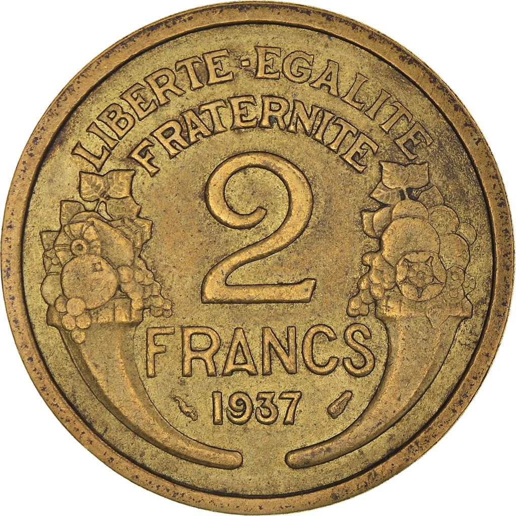 French 2 Francs Coin | KM886 | France | 1931 - 1941