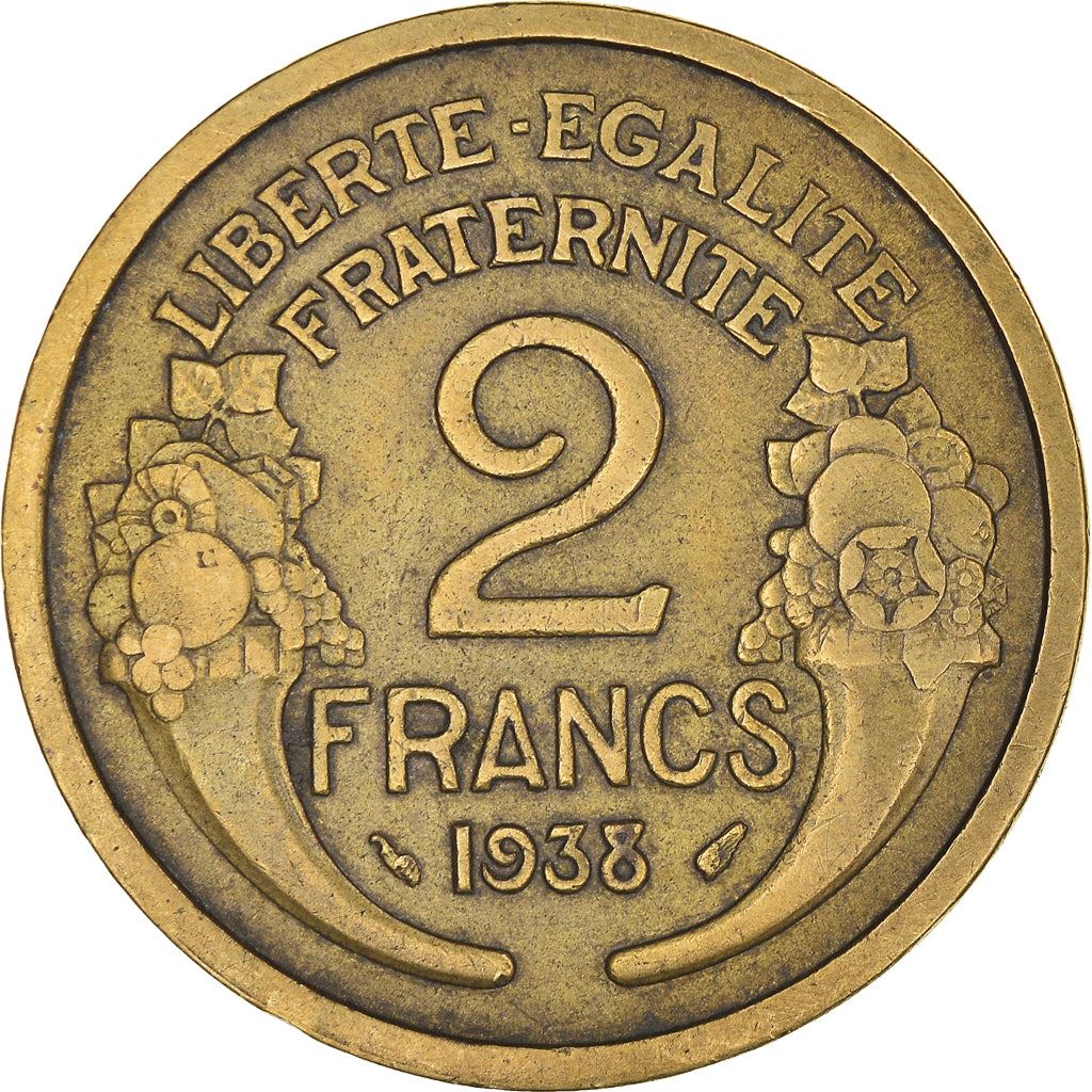 French 2 Francs Coin | KM886 | France | 1931 - 1941