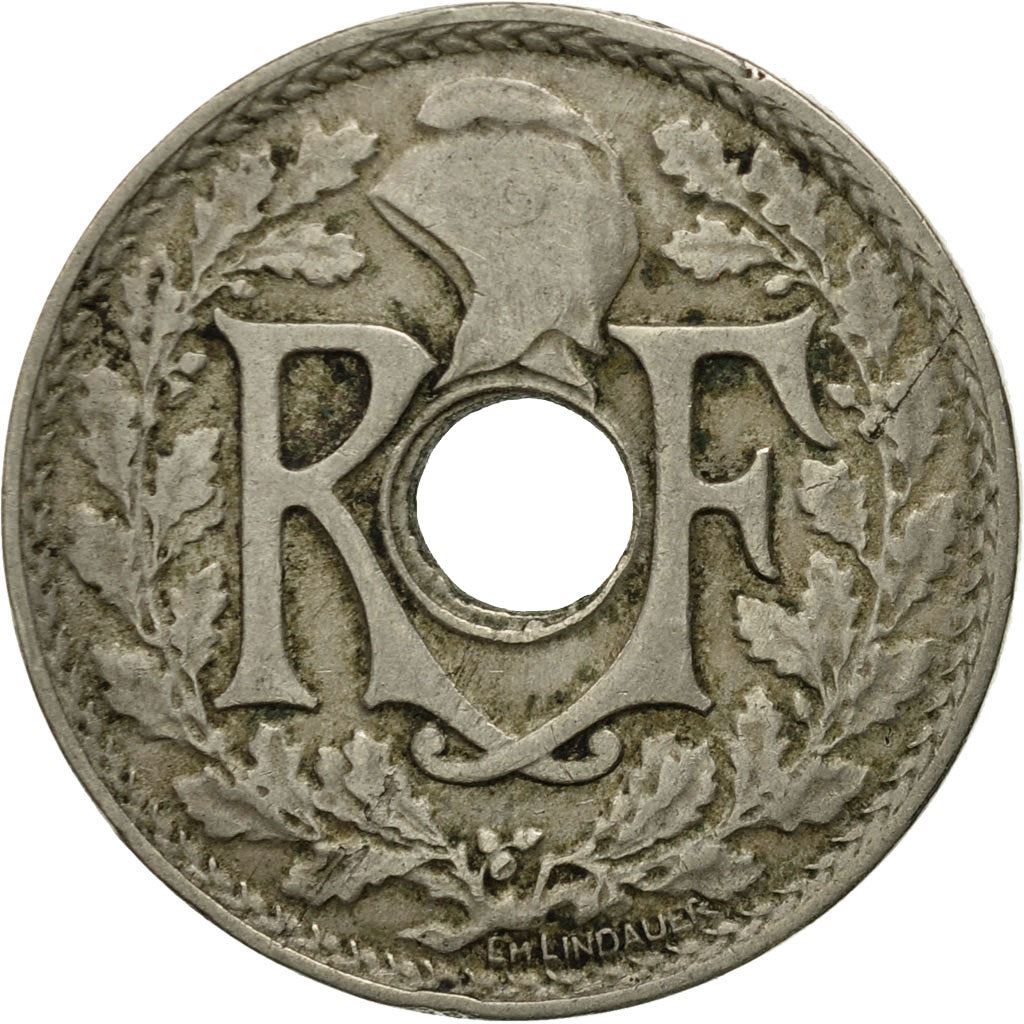 French 25 Centimes Coin | KM867a | France | 1917 - 1937