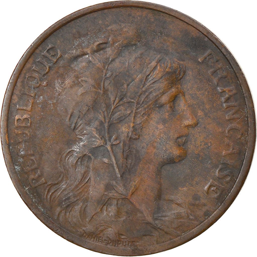 French 5 Centimes Coin | KM842 | France | 1897 - 1921