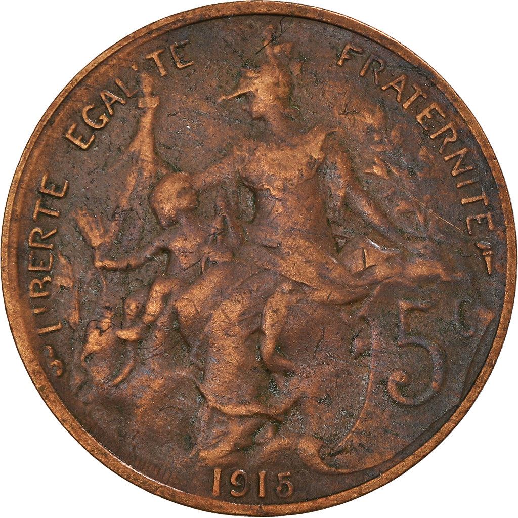 French 5 Centimes Coin | KM842 | France | 1897 - 1921