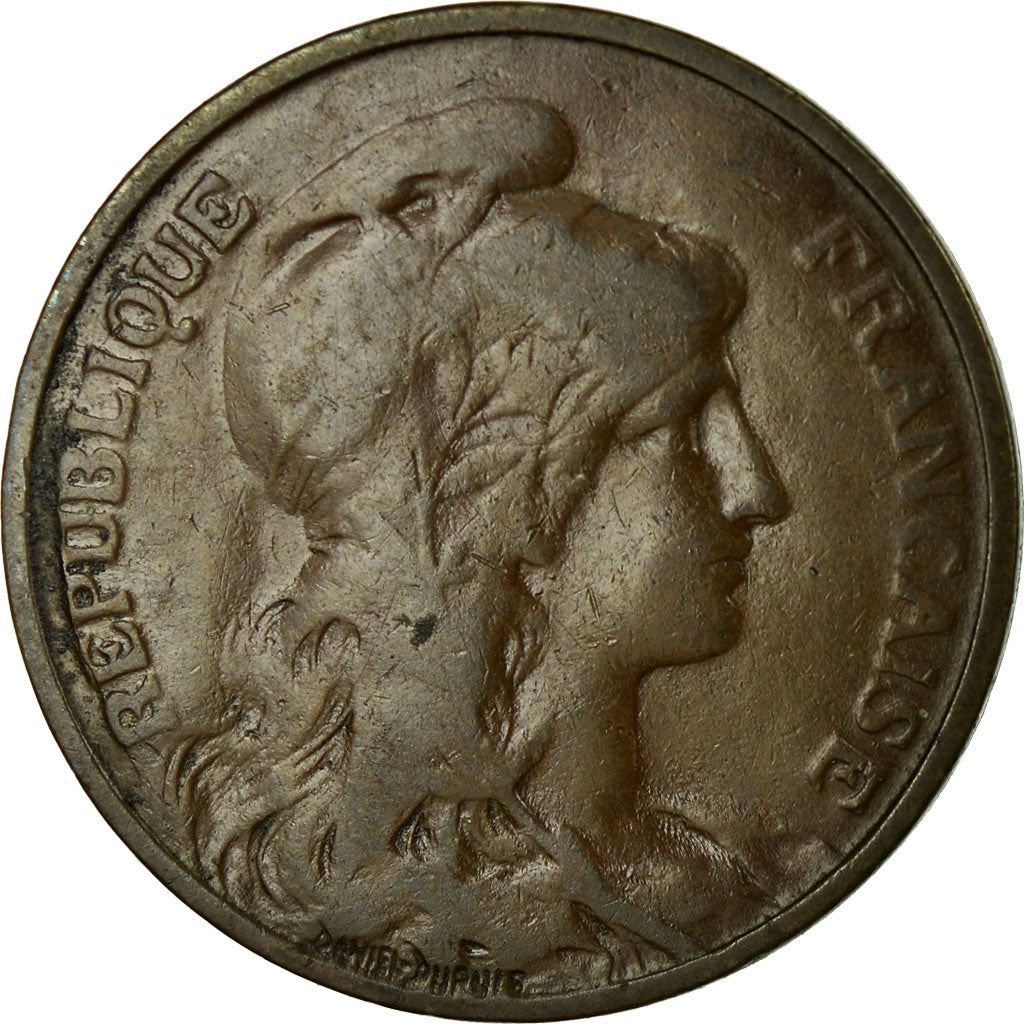 French 5 Centimes Coin | KM842 | France | 1897 - 1921