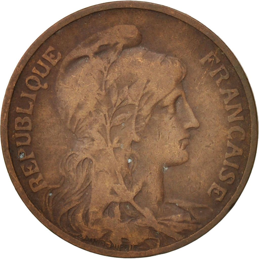 French 5 Centimes Coin | KM842 | France | 1897 - 1921