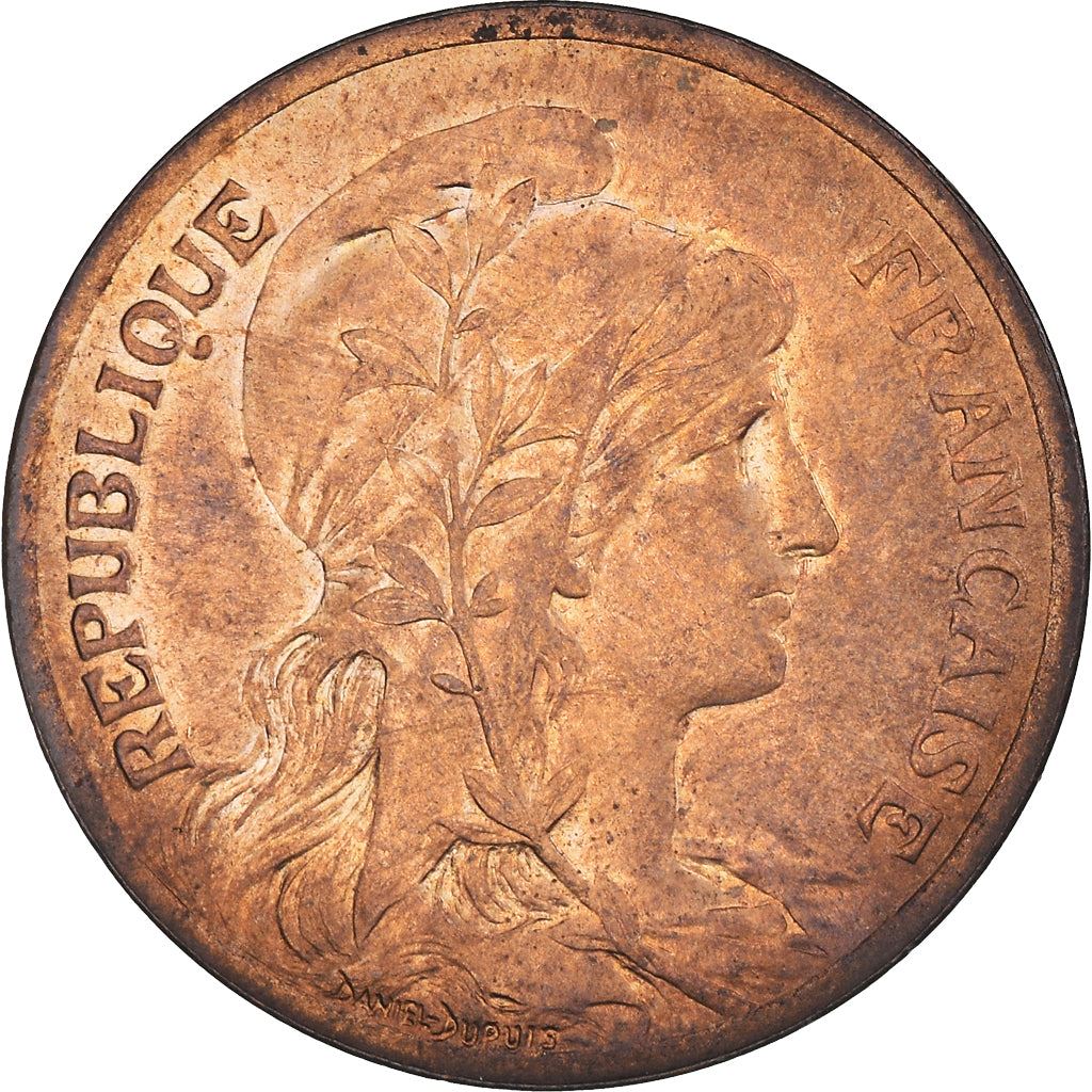 French 5 Centimes Coin | KM842 | France | 1897 - 1921