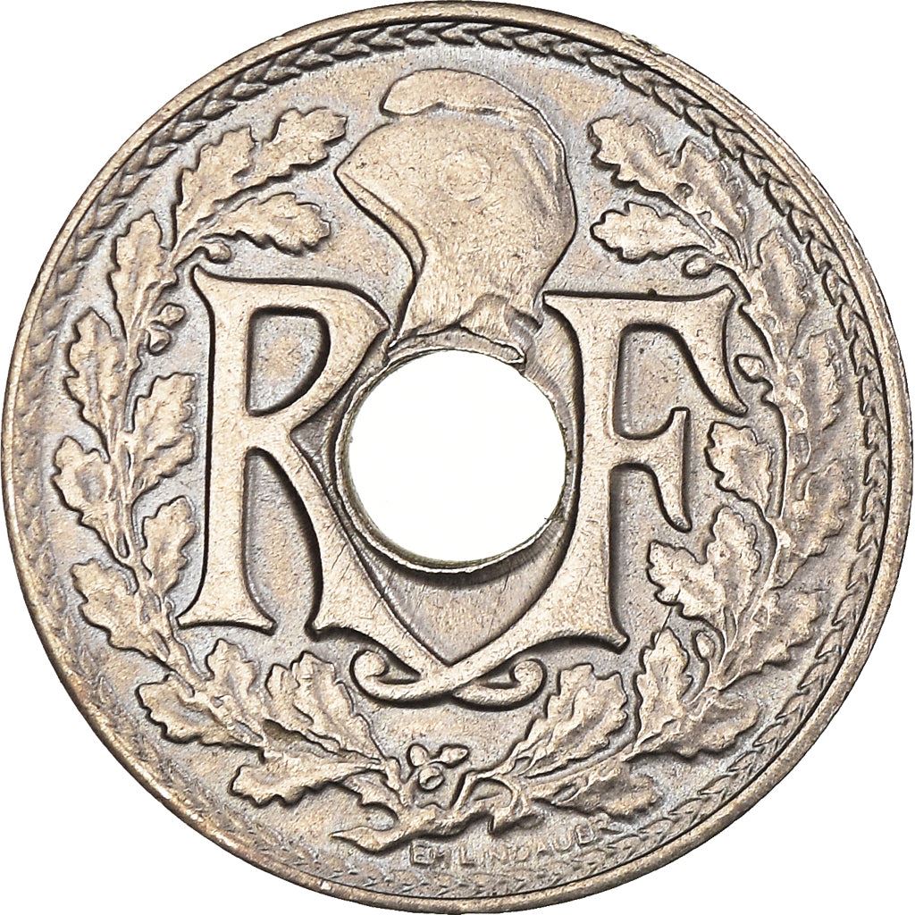 French 5 Centimes Coin | KM875 | France | 1920 - 1938