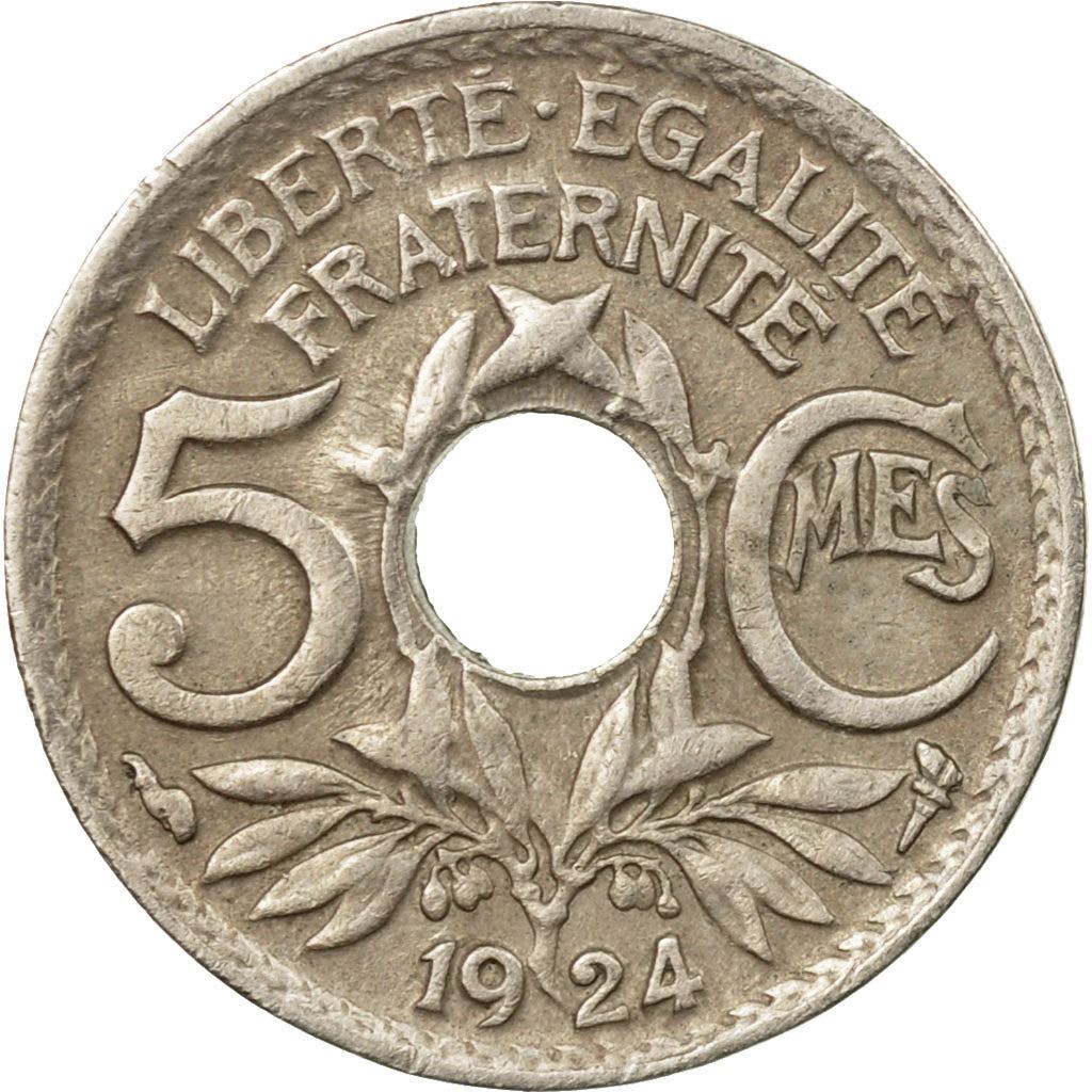 French 5 Centimes Coin | KM875 | France | 1920 - 1938