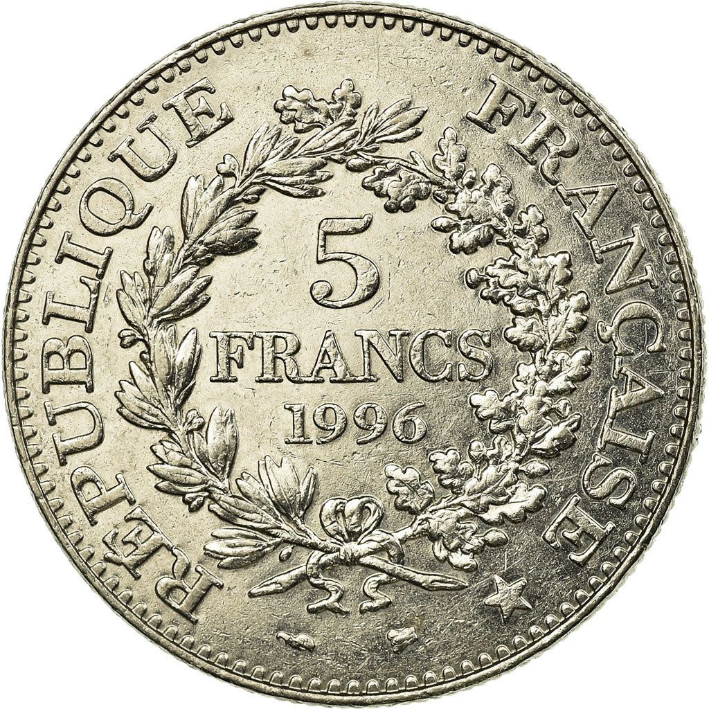 French 5 Francs Coin | Hercule de Dupre | KM1155 | France | 1996