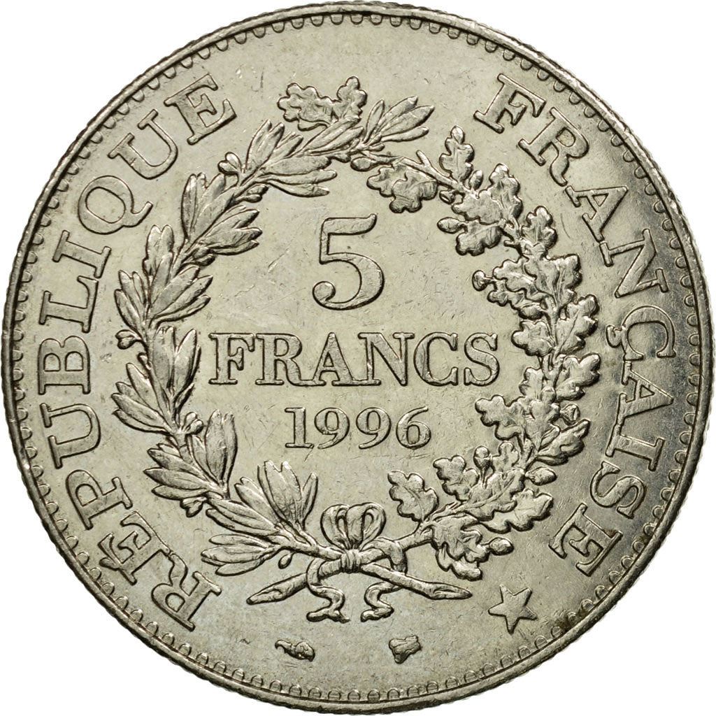 French 5 Francs Coin | Hercule de Dupre | KM1155 | France | 1996