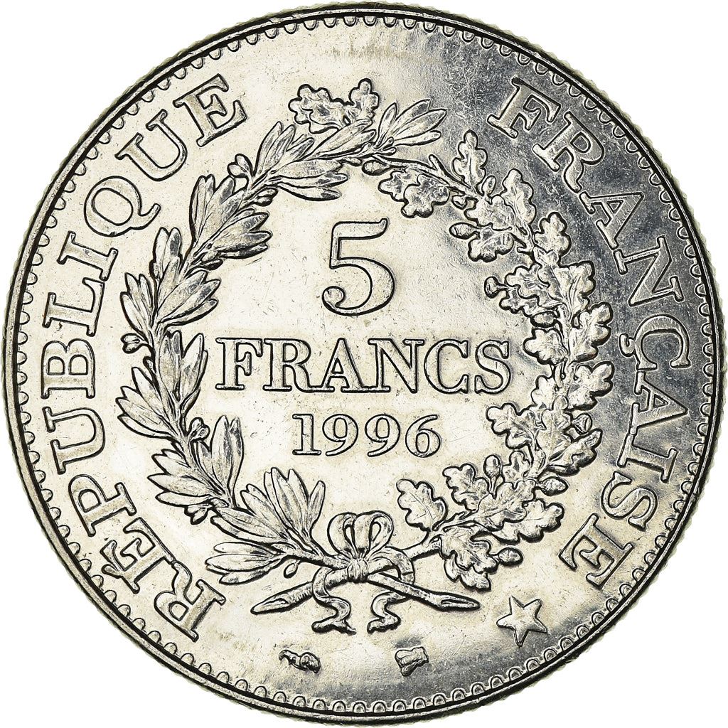 French 5 Francs Coin | Hercule de Dupre | KM1155 | France | 1996