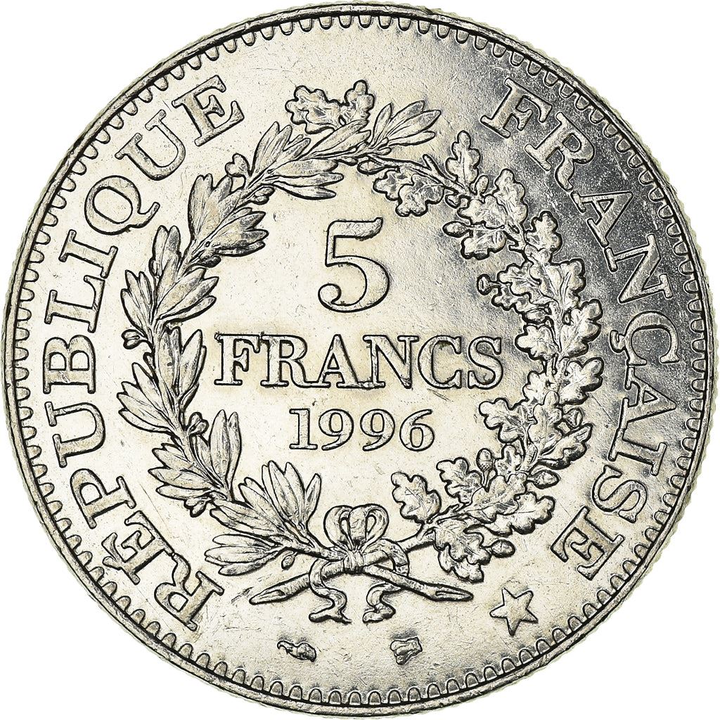 French 5 Francs Coin | Hercule de Dupre | KM1155 | France | 1996