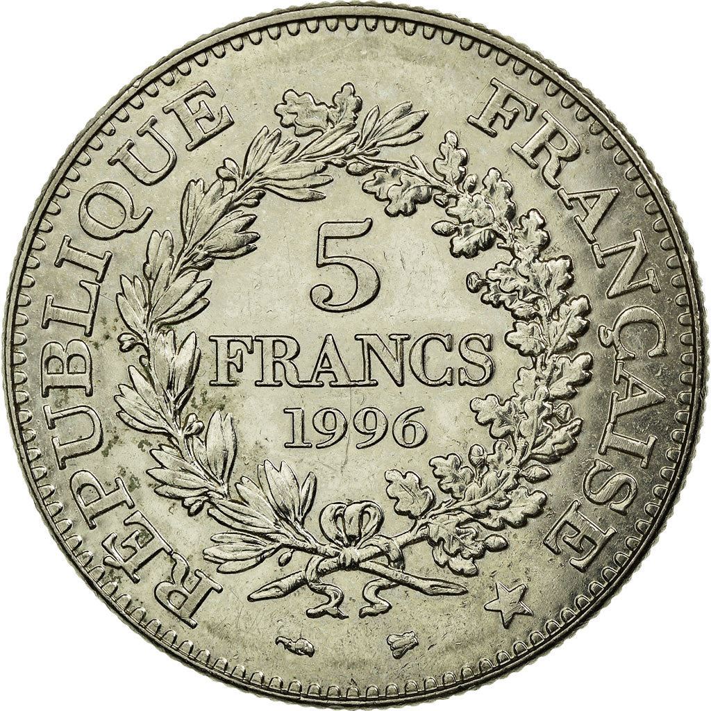 French 5 Francs Coin | Hercule de Dupre | KM1155 | France | 1996