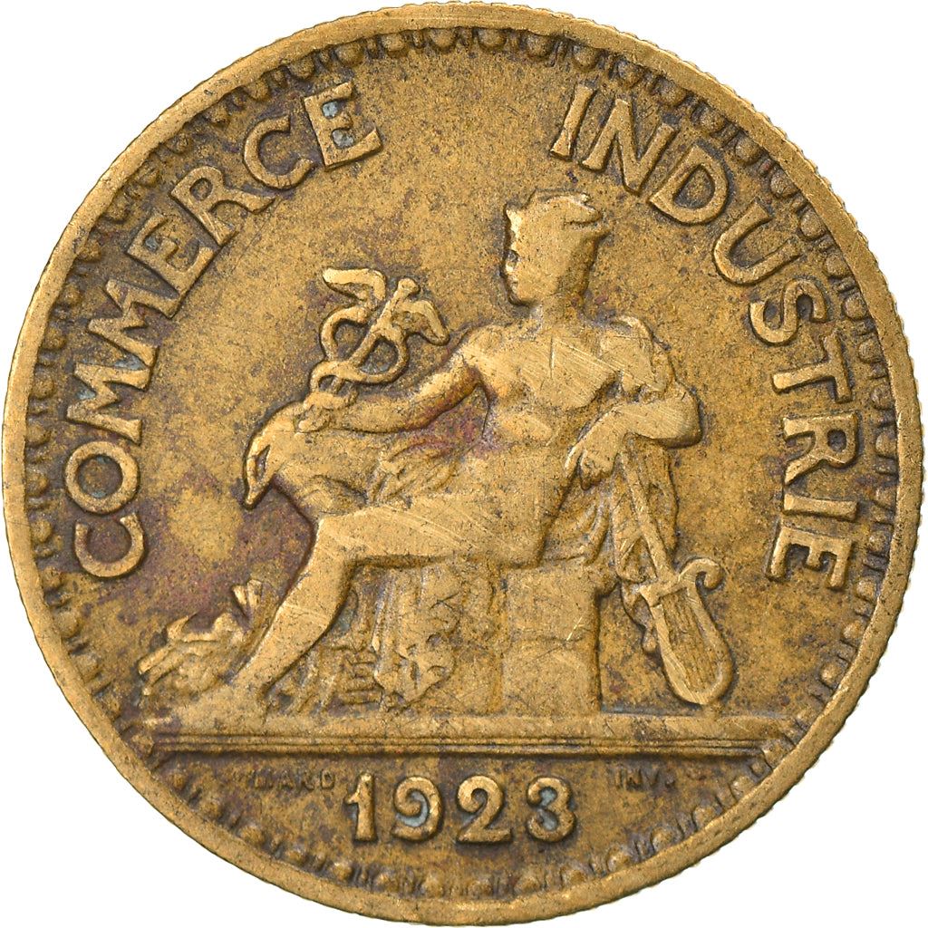 French 50 Centimes Coin | Chambers of Commerce | KM884 | France | 1920 - 1929